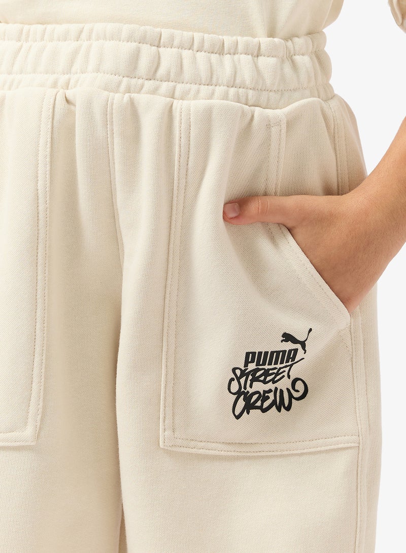 PUMA Youth Mid 90S Relaxed Shorts - Image 4